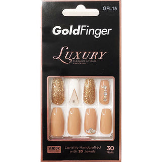 Kiss Gold Finger Luxury 30 Nails (GFL12)