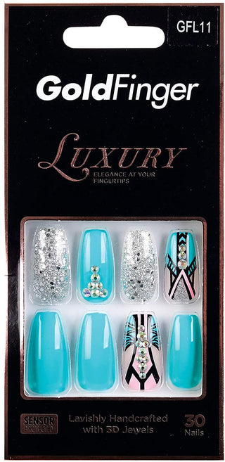 Kiss Gold Finger Luxury 30 Nails (GFL12)