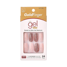 Gold Finger Gel Glam 24 Nails