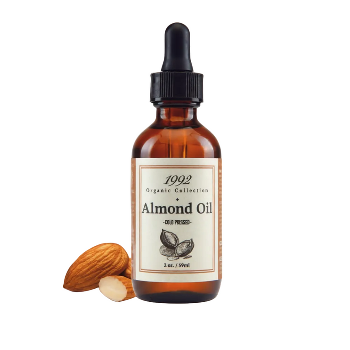1992 organic almond oil 2oz hair skin nourishing lightweight natural oil treatment