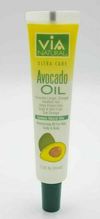 Via Natural Avocado Oil Promotes Healthy Hair Scalp Moisturizer 1.5oz