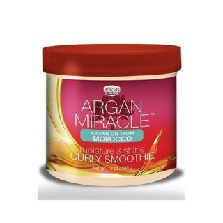 AFRICAN PRIDE ARGAN MIRACLE CURLY SMOOTHIE 340G/12OZ