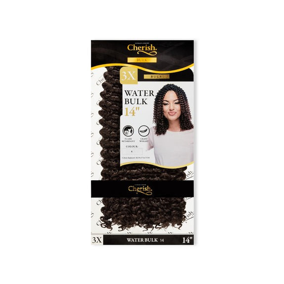 Cherish Ultimate Comfort Water Wave Bulk Hair 3X Pack 18 Inch | Braiding Hair