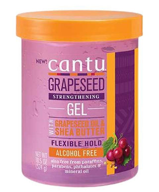 Cantu Grapeseed Strengthening Gel Alcohol Free 18.5oz