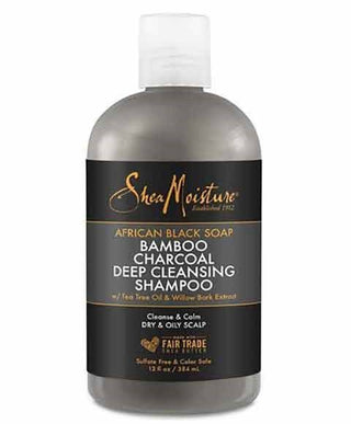 Shea Moisture Bamboo Charcoal Deep Cleansing Shampoo 13floz/384ml