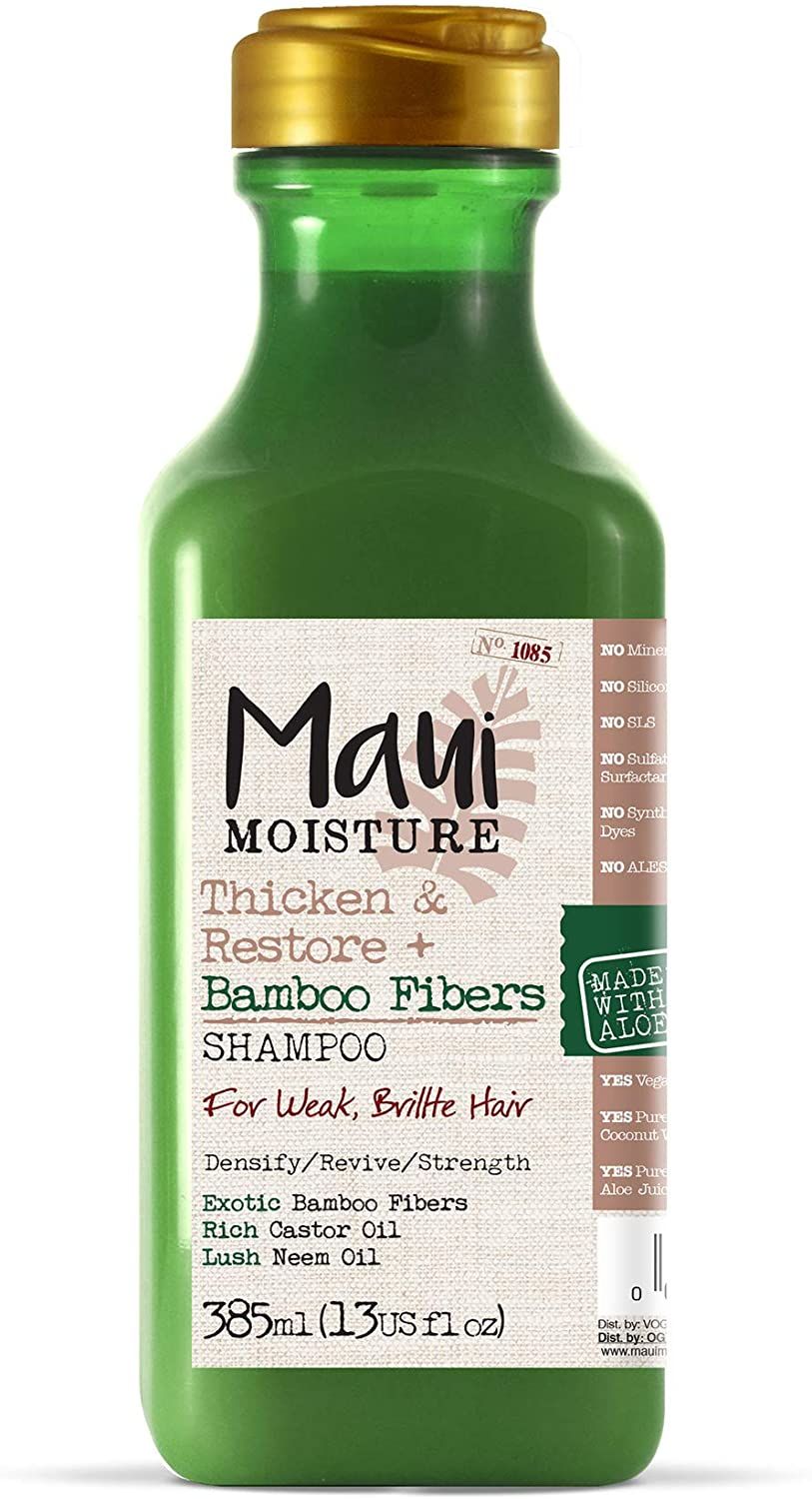 Maui Moisture Hair Care Épaissir Restaurer Shampooing aux fibres de bambou 13fl.oz