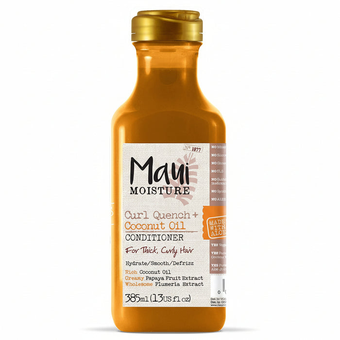 Maui Moisture Curl Quench Après-shampooing à l'huile de noix de coco 13fl.oz