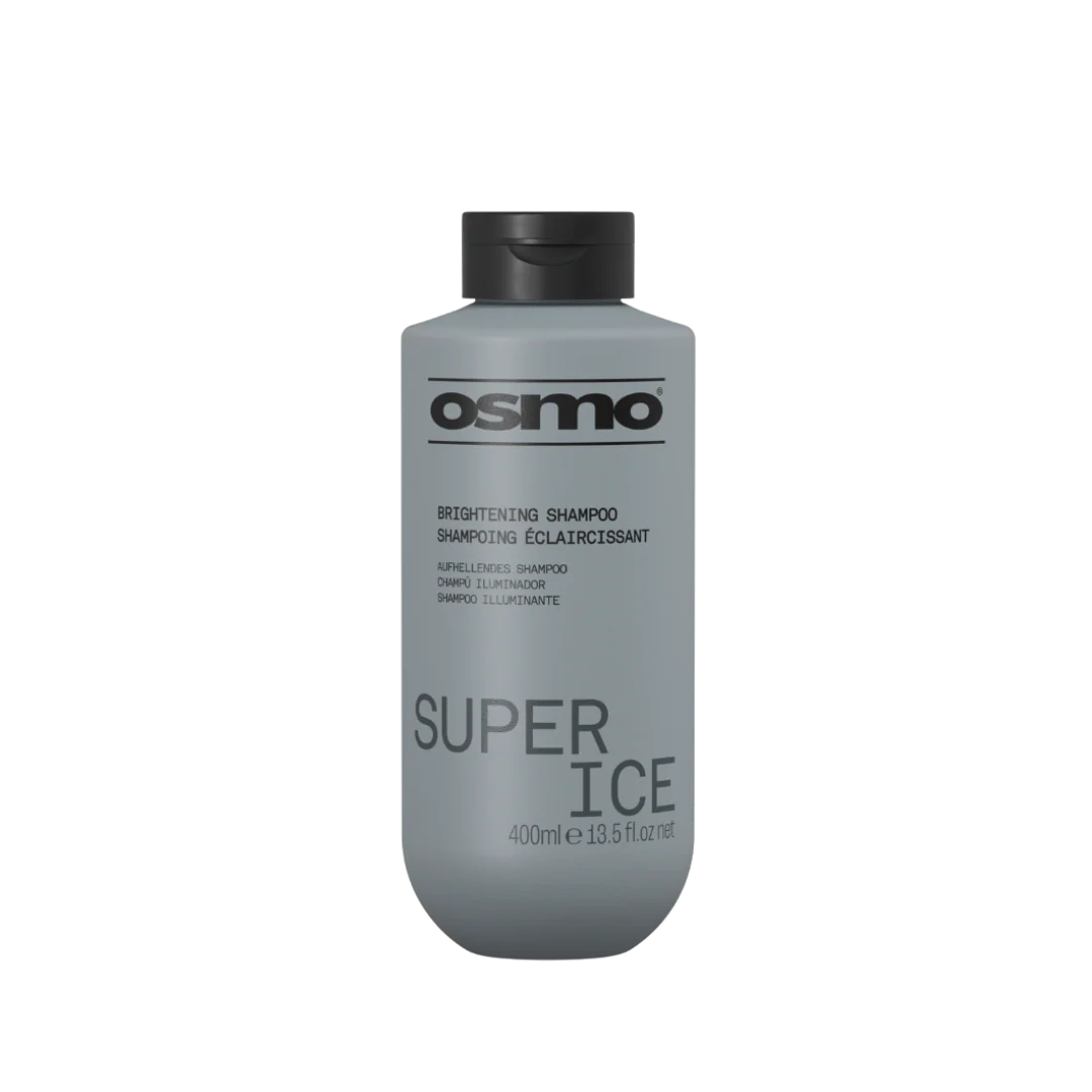 Osmo Super Ice Brightening Shampoo 400ml | Blonde & Grey Hair Brightening Care