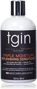 tgin Triple Moisture Replenishing Conditioner With shea butter & Argan oil 384 ML/13 fl.oz