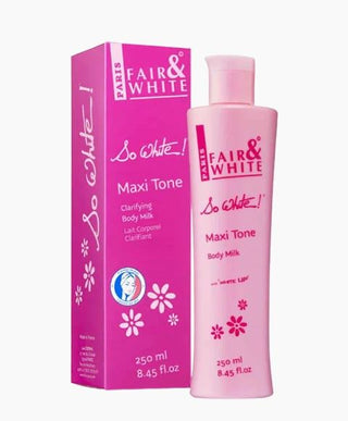 F&W So White Maxi Tone Clarifying Body Milk  250ml/8.45 fl.oz