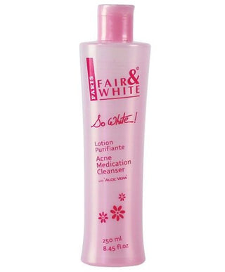 F&W So White Acne Medication Cleanser with Aloe Vera 250ml/8.45 fl.oz