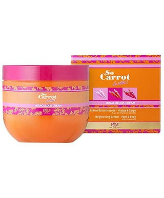 F&W So Carrot Brightening Cream Face & Body Enriched with Carrot Oil 250 ml/8.45 fl. oz