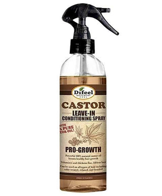 Difeel Caster Pro-Growth Leave-in-Conditioning Spray with 100% pure castor oil-177 ml/6 fl. oz