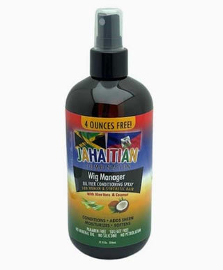 Jahaitian Combination Wig Manager for Human & synthetic hair with Aloa Vera & Coconut-354ml/12 fl.oz