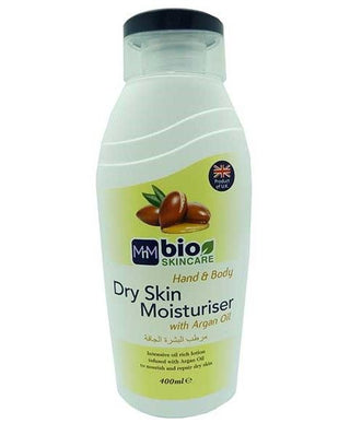 Bio Skincare Hand & Body Dry Skin Moisturiser With Argan Oil -400 Ml