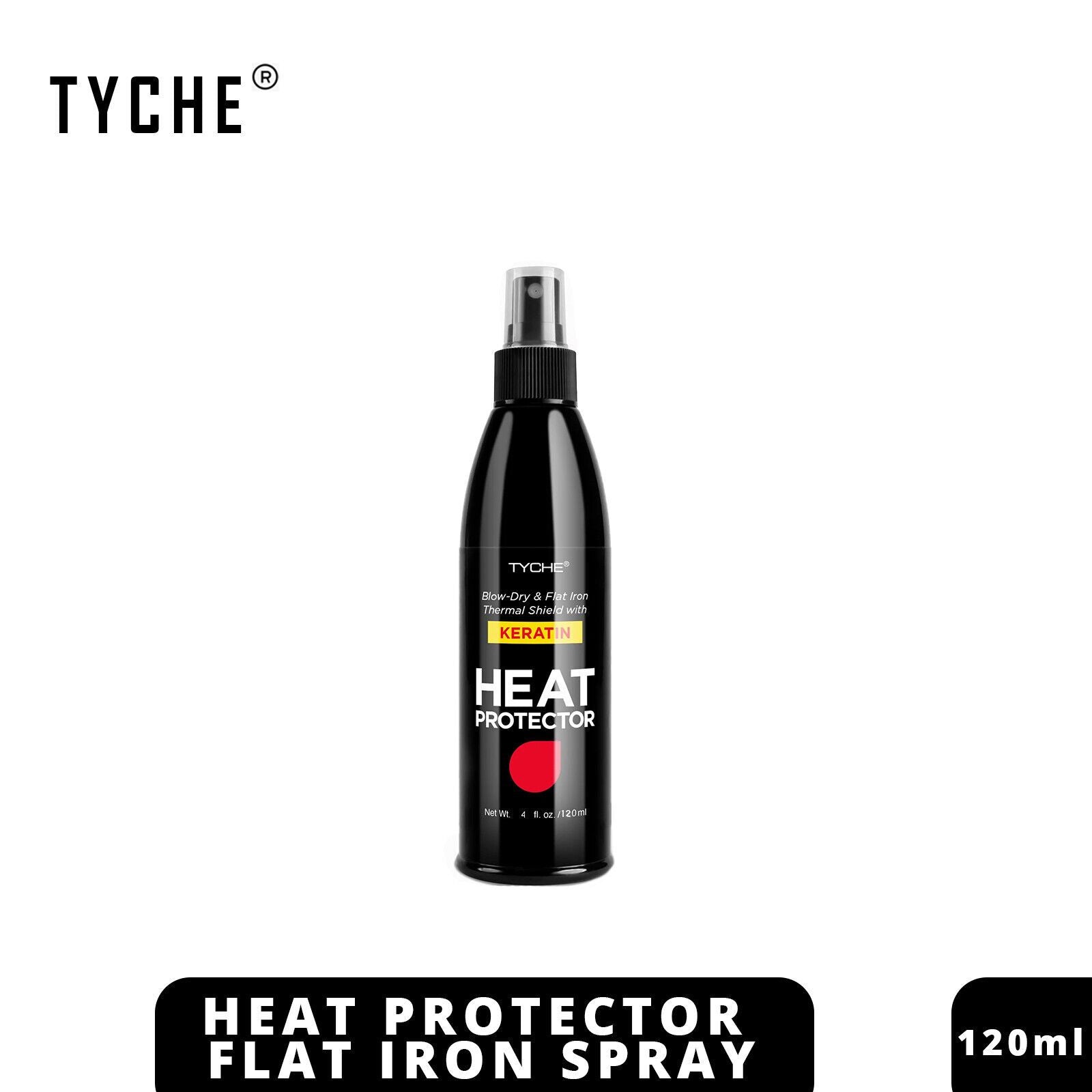 Tyche Keratin Heat Protector 120ml 4 fl.oz Beauty Queens Cosmetics