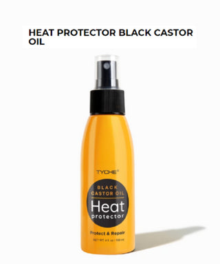 Tyche Black Castor Oil Heat Protector-120ml/4 fl.oz