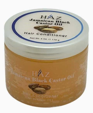 HAZ Jamaican Black Caster Oil Strengthening Hair & Scalp Conditioner-170 g/6 oz.