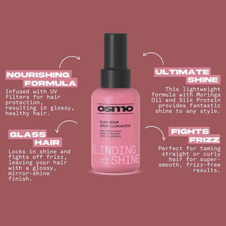 Osmo Blinding Shine Serum 50ml | High Gloss Shine & Frizz Control Hair Serum