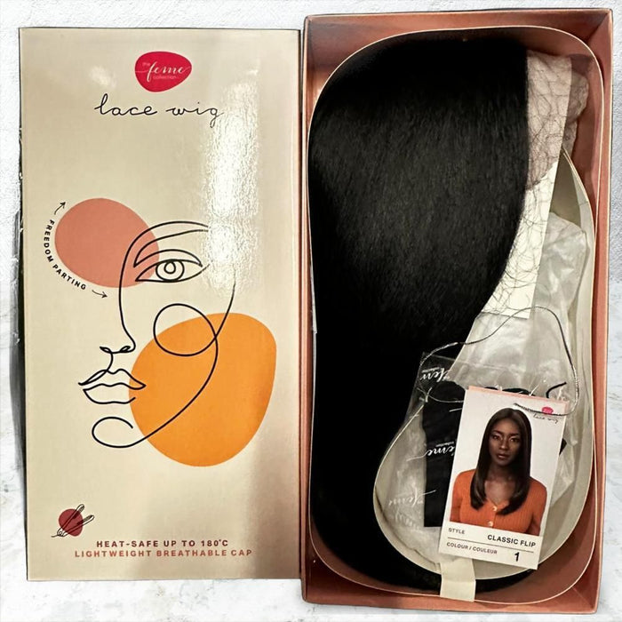Sensational Synthetic Lace Wig-Classic Flip