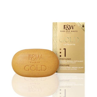 F & W Gold ultimate Preparer 1 Exfoliating Argan Soap -200g/7 oz