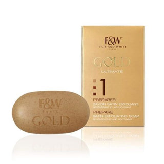 F & W Gold ultimate Preparer 1 Satin Exfoliating Soap -200g/7 oz