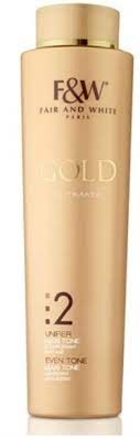 F & W Gold ultimate UNIFIER 2 Even Tone Maxi Tone Lightening Revitalizing -350 ml/11.8  fl. oz