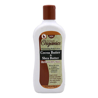 ULTIMATE ORGANIC COCOA BUTTER & SHEA BUTTER MOISTURIZING BODY LOTION 355ML/12OZ