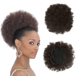 Blissource Drawstring Ponytail Ella -Afro Puff