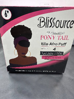 Blissource Drawstring Ponytail Ella -Afro Puff