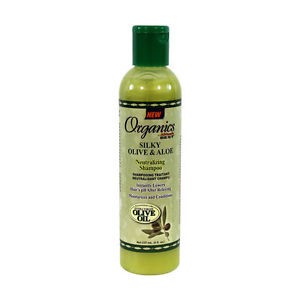 AFRICA'S BEST ORGANICS SILKY OLIVE & ALOE NEUTRALIZING SHAMPOO 237ML/8OZ