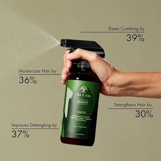 As I Am rosemary water 475ml strengthening moisturizing hair spray for fuller thicker soft shiny healthy hair