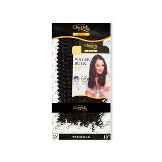 Cherish Ultimate Comfort Water Wave Bulk Hair 3X Pack 18 Inch | Braiding Hair