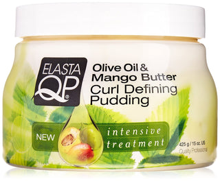 Elasta QP Olive Oil & Mango Butter Curl Defining Pudding 425g/15oz