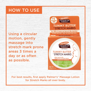 Palmer's Tummy Butter For Stretch Marks 125g | Helps Reduce The Appearance Of Stretch Marks