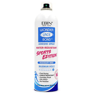 Ebin Wonder Lace Bond  Adhesive spray  Sports Edition Maximum Hold -Rosemary Mint
