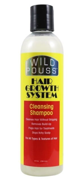 WILD POUSS HAIR GROWTH SYSTEM CLEANSING SHAMPOO 236.5ML/8OZ