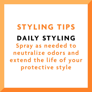 Cantu Protective Styles Hair Freshener 4oz | Deodorizes & Refreshes Wigs & Braids