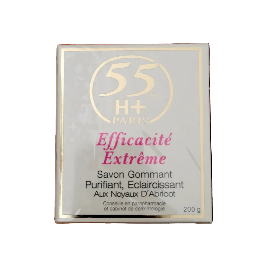 55h paris efficacite extreme lightening soap 200g exfoliating and brightening cleanse for smooth and even skin