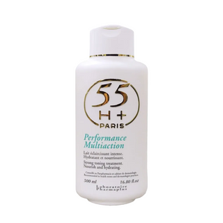 55h paris lait performance multi action 500ml brightening body milk for smooth hydrated and even skin tone