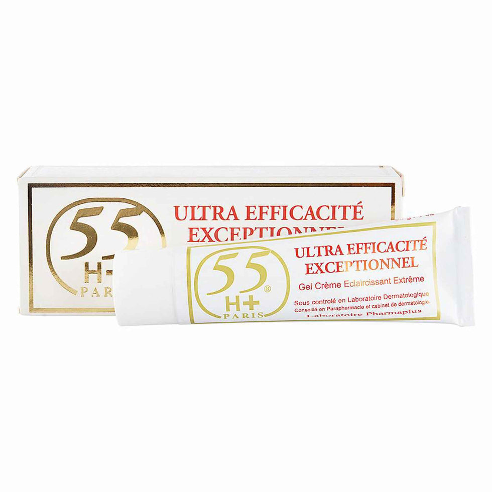 55h ultra efficacite exceptionnelle toning cream gel dark spot care for even skin tone and brightening