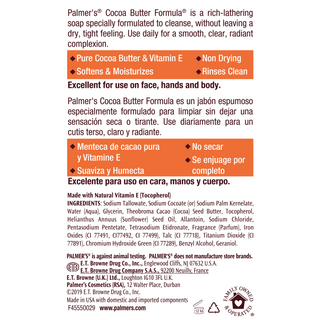 Palmer’s Cocoa Butter Cream Soap 100g | Moisturizing & Gentle Daily Cleanser