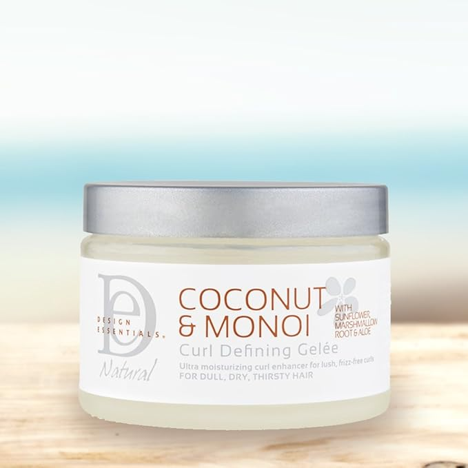 Design Essentials Coconut & Monoi Curl Defining Gelee 12oz | Frizz-Free Curls