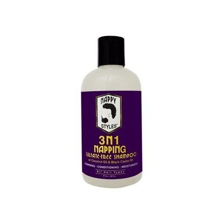 Nappy Styles 2 N 1 Shampoing pour sieste sans sulfate 237 ml/8 oz