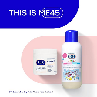 E45 Junior Foaming Bath Milk 500ml | Gentle Moisturising Bath for Children’s Dry Skin
