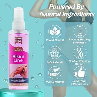 Bump Free So Natural Bikini Line Oil 100ml | Ingrown Hair Care