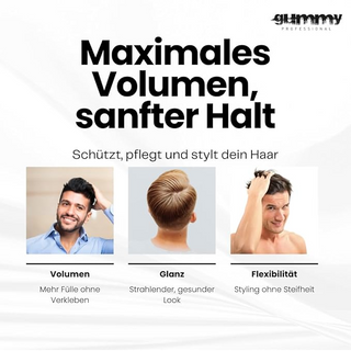 Gummy Professional Keratin Hair Mousse Volume Build & Ultra Hold 225ml |