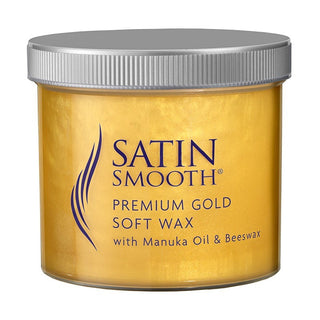 SATIN SMOOTH PREMIUM GOLD SOFT WAX WITH MANUKA OIL & BEESWAX 425G