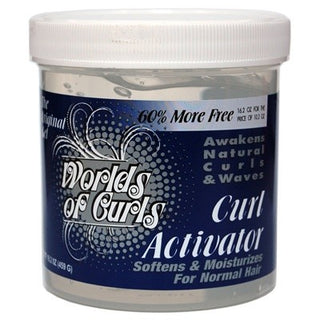 Worlds Of Curls Curl Activator Gel For Normal Hair 459g/16.2oz
