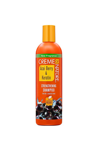 Creme Of Nature ACAI BERRY & KERATIN Strengthening Shampoo 354ml/12oz